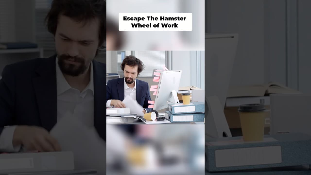 Stuck on the Hamster Wheel? Escape the Busy Trap Now! #shorts