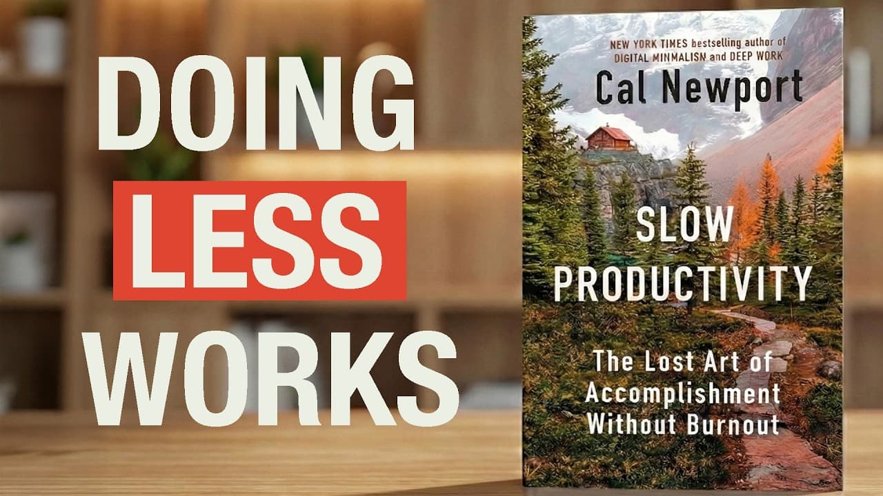 Why "Grinding" Is Keeping You Poor (Slow Productivity by Cal Newport)