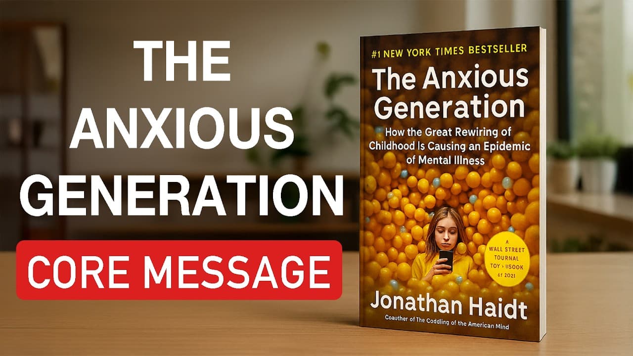 The Anxious Generation by Jonathan Haidt: A Visual Summary (The Great Rewiring)